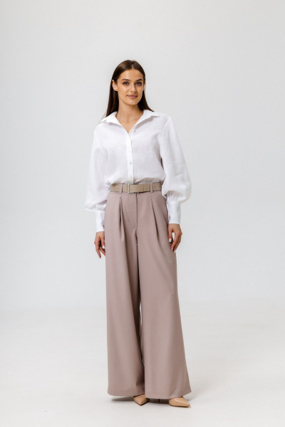 Блуза Twok 555212 белый - фото 11