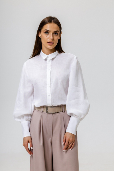 Блуза Twok 555212 белый - фото 1