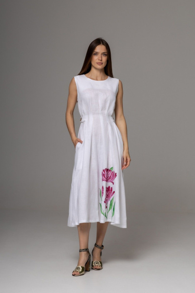 Платье Twok 555222 белый - фото 4