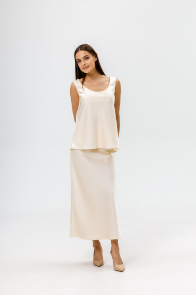 Юбка Twok 555501 сливочный - фото 5