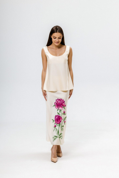 Юбка Twok 555511 сливочный - фото 2