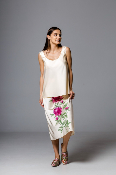 Юбка Twok 555511 сливочный - фото 9