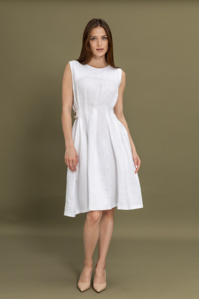 Платье Twok 555902 белый - фото 4