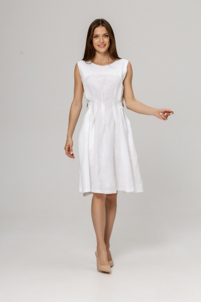 Платье Twok 555902 белый - фото 3