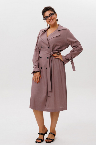 Платье Anelli 1577 сушеная_роза - фото 9