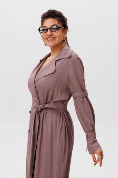 Платье Anelli 1577 сушеная_роза - фото 8