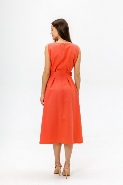 Платье Twok 555911 коралловый - фото 6