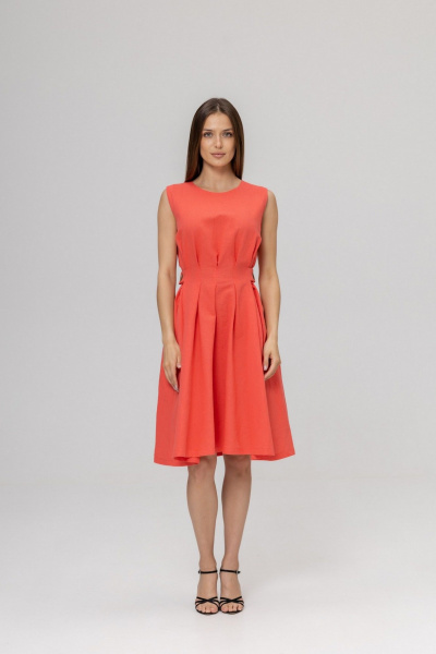 Платье Twok 555912 коралловый - фото 1
