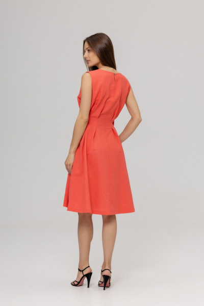 Платье Twok 555912 коралловый - фото 6