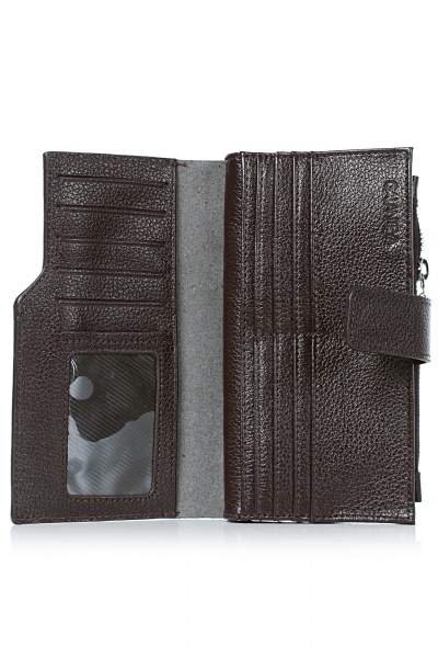 Портмоне Galanteya 43424.25с475к45 ч.бел/коричн - фото 3