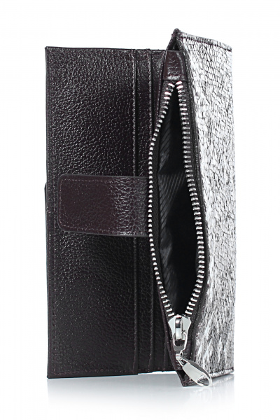 Портмоне Galanteya 43424.25с475к45 ч.бел/коричн - фото 5