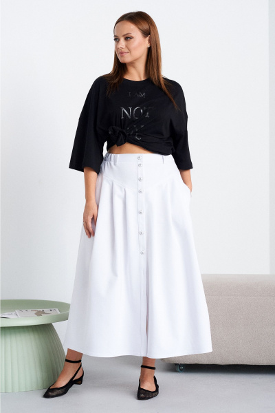 Юбка Liona Style 949 белый - фото 2
