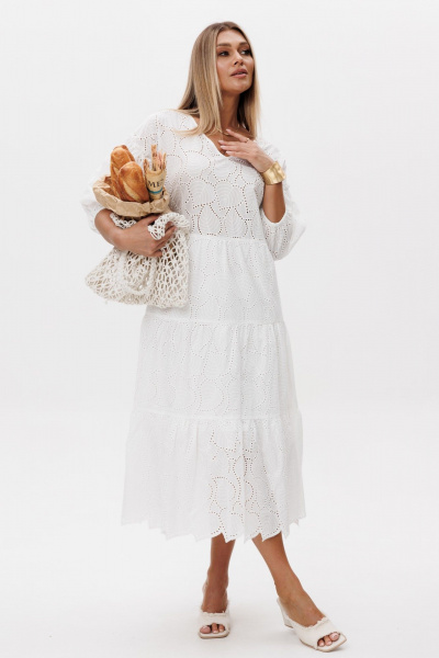 Платье Verita 2375 молоко - фото 7