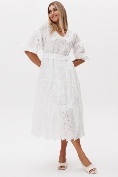 Платье Verita 2375 молоко - фото 6