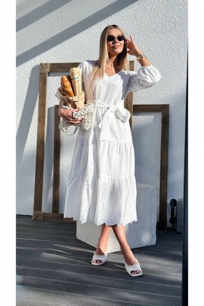 Платье Verita 2375 молоко - фото 3