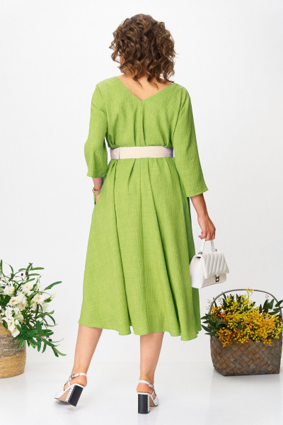 Платье, пояс Anastasia 1005.3 фисташковый - фото 4