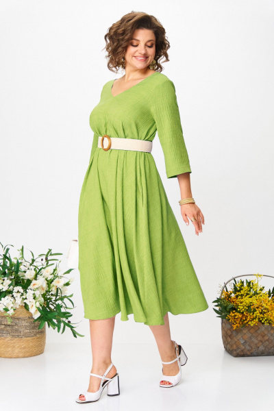 Платье, пояс Anastasia 1005.3 фисташковый - фото 2