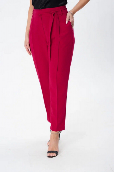 Брюки, жакет, топ SandyNa 130558 спелая_малина - фото 9