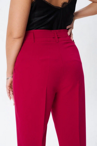 Брюки, жакет, топ SandyNa 130558 спелая_малина - фото 8