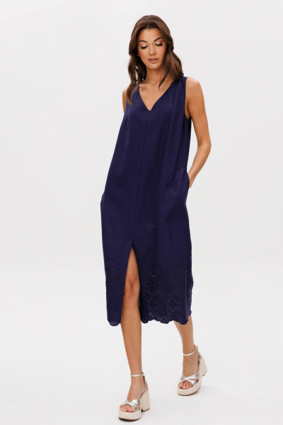 Платье Fantazia Mod 4850/1 синий - фото 4