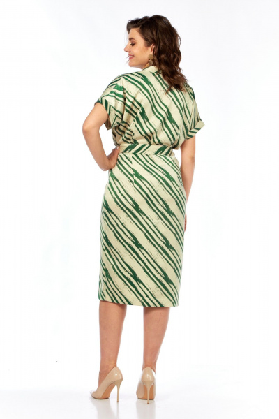 Платье Rishelie 967 молочно-зеленый - фото 5