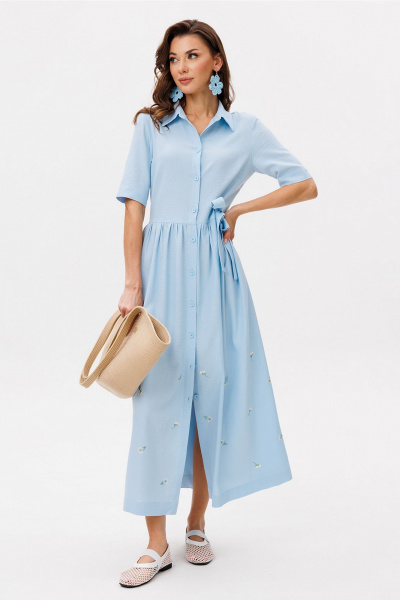 Платье Butеr 3124 голубой - фото 5