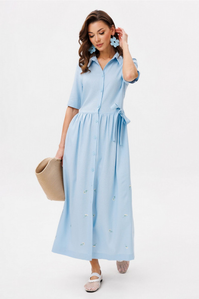 Платье Butеr 3124 голубой - фото 4