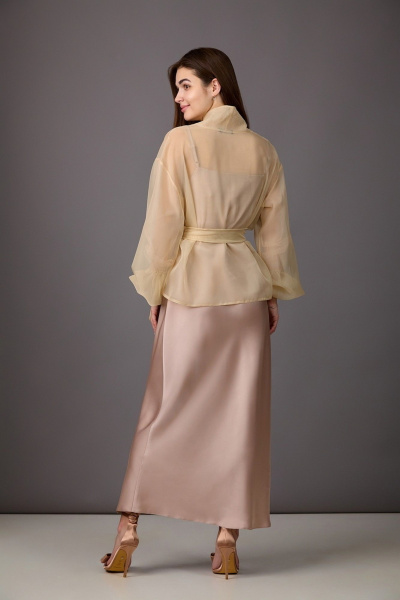 Блуза, комбинация Rosheli 1154/1 бежевый - фото 2