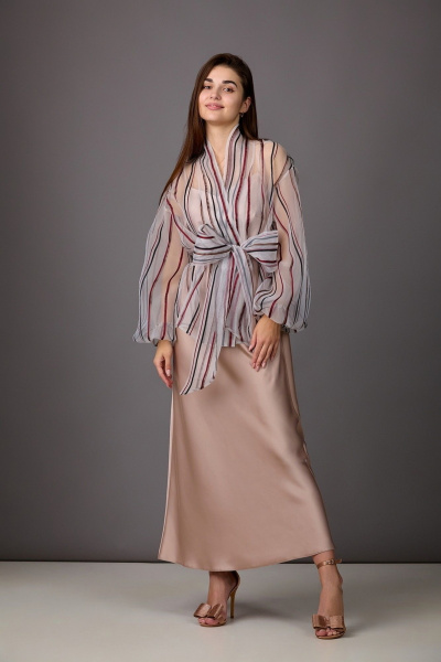 Блуза, комбинация Rosheli 1154/2 бежевый - фото 1