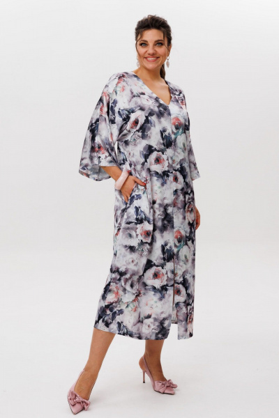 Платье Anelli 1622 фарфоровый_розарий - фото 1