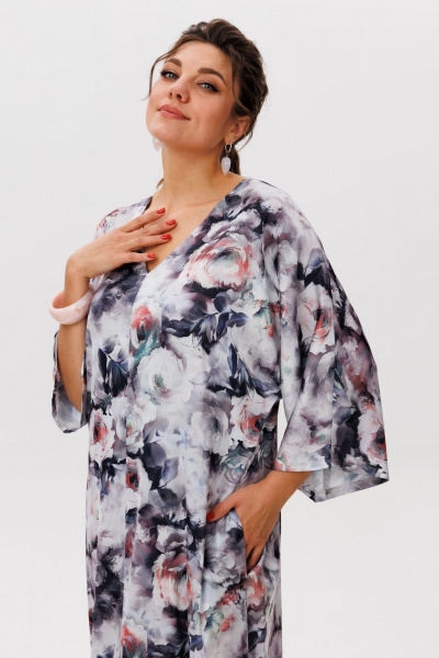 Платье Anelli 1622 фарфоровый_розарий - фото 3