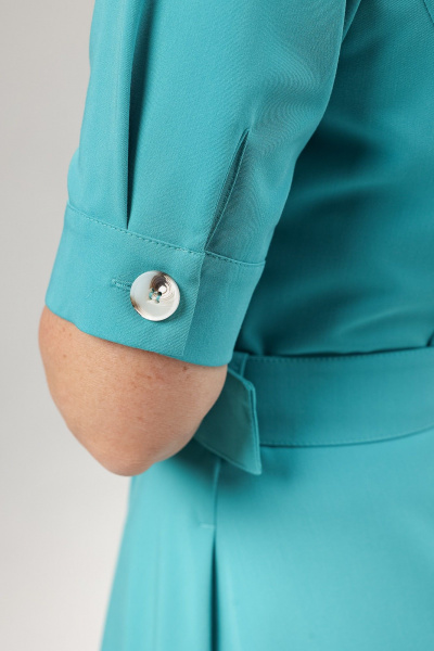 Платье Соджи 648 бирюзовый - фото 5