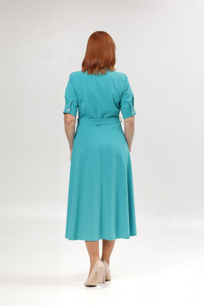 Платье Соджи 648 бирюзовый - фото 4