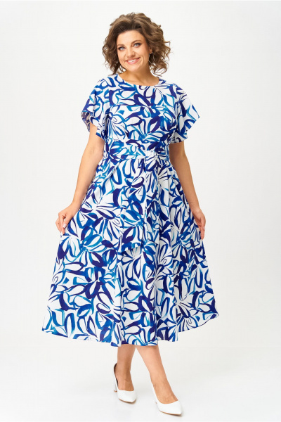 Платье Bonna Image 994/2 синий - фото 11