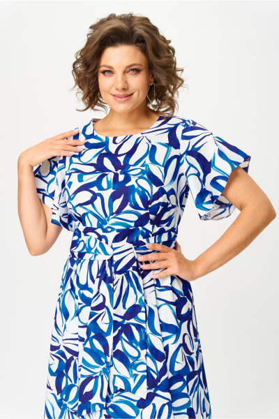 Платье Bonna Image 994/2 синий - фото 5