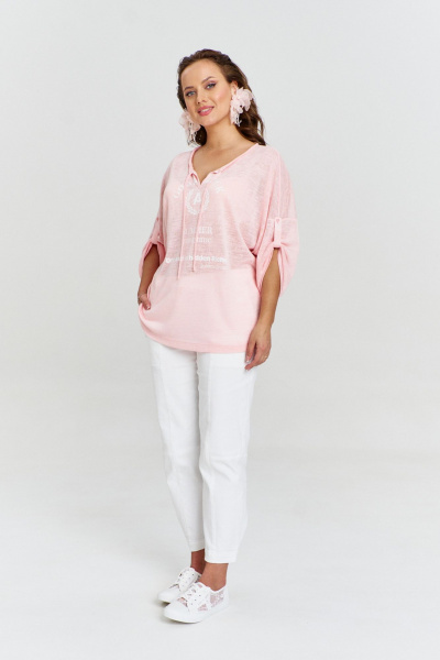 Джемпер AVE RARA 2229-1 нежно-розовый - фото 2