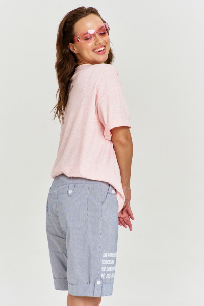 Джемпер AVE RARA 2233 розовый_меланж - фото 2