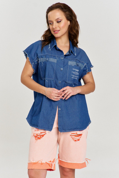 Шорты AVE RARA 4148 розово-оранжевый - фото 1