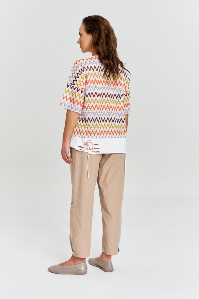 Брюки AVE RARA 4145 кэмел - фото 4