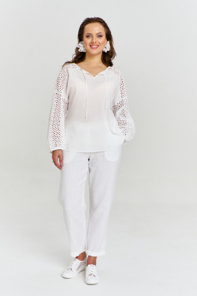 Блуза AVE RARA 2243 экрю - фото 2