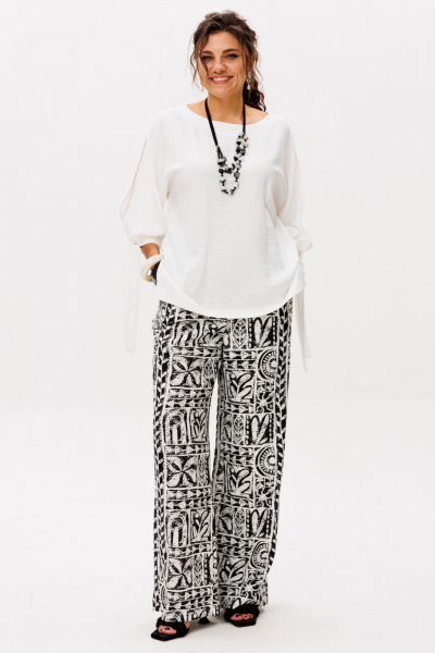 Блуза, брюки Anelli 1536 геометрия - фото 8