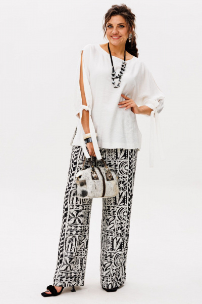 Блуза, брюки Anelli 1536 геометрия - фото 6