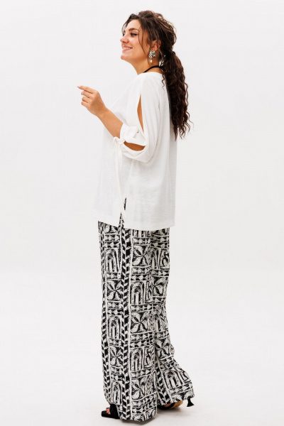 Блуза, брюки Anelli 1536 геометрия - фото 4