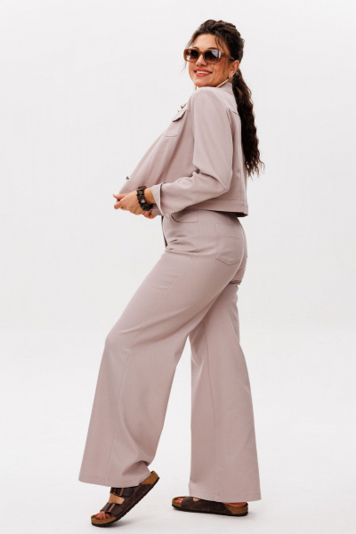 Брюки Anelli 1437 песчаное_облако - фото 8