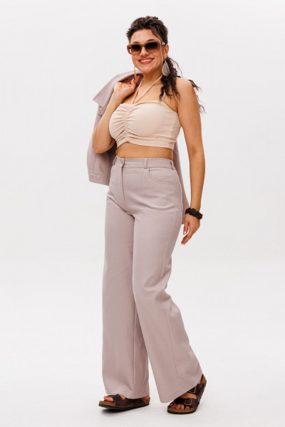 Брюки Anelli 1437 песчаное_облако - фото 3