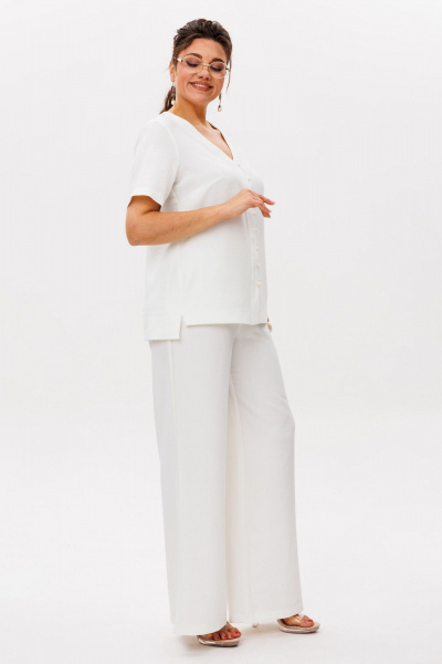 Блуза, брюки Anelli 1401 айсберг - фото 8