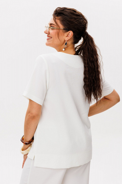 Блуза, брюки Anelli 1401 айсберг - фото 6