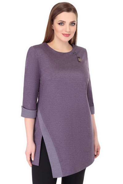 Туника БелЭкспози 1081 серо-фиолетовый - фото 2