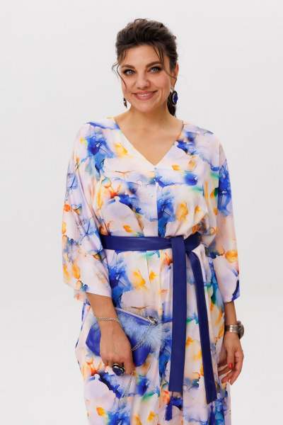 Платье Anelli 1622 акварель - фото 9