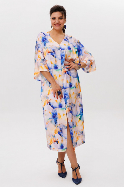 Платье Anelli 1622 акварель - фото 7